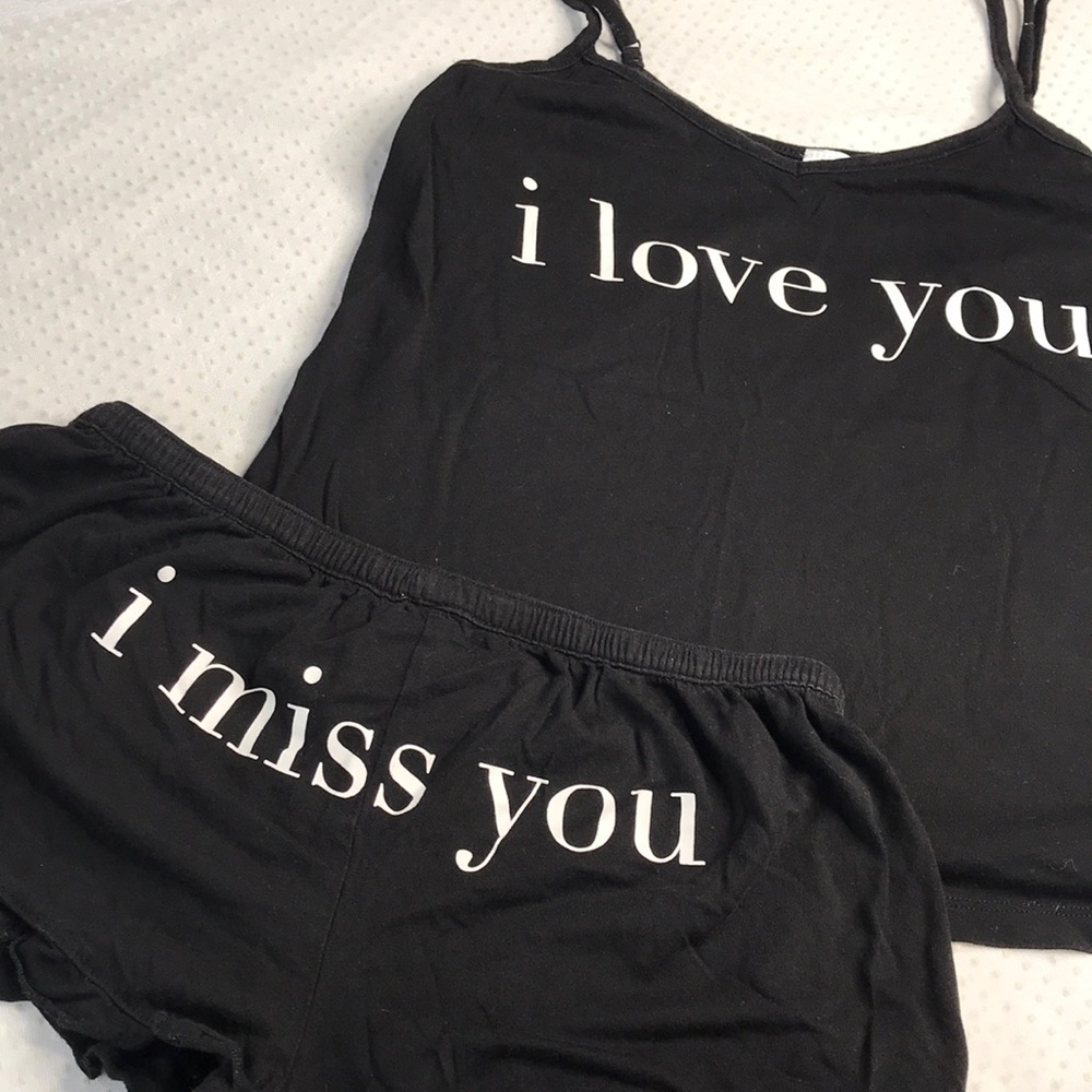 i love you i miss you pjs